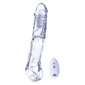 Прозрачная насадка-удлинитель Length Enhancer With Bullet с подхватом - 22,3 см. - NMC - в Томске купить с доставкой