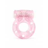 Розовое эрекционное виброкольцо с бабочкой - 1137 - в Томске купить с доставкой