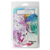 Набор из 3 эрекционных прозрачных колец - Boys of Toys - в Томске купить с доставкой