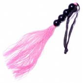 Розовая силиконовая плеть - 35,5 см. - Boys of Toys - купить с доставкой в Томске
