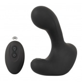 Черная анальная вибропробка с функцией расширения RC Butt Plug with 3 functions - Orion - в Томске купить с доставкой