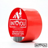 Красный скотч для фиксации Non-Sticky Bondage Tape - 15 м. - Intoyou - купить с доставкой в Томске