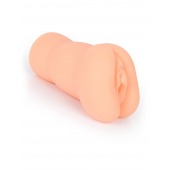 Телесный мастурбатор-вагина с 2 эрекционными кольцами в комплекте - Sexy Girl - в Томске купить с доставкой