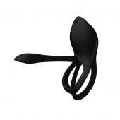 Черное эрекционное виброкольцо Bayek с пультом ДУ - Zalo - в Томске купить с доставкой