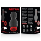 Черно-красный мастурбатор с вибрацией и всасыванием - JAMYJOB - в Томске купить с доставкой