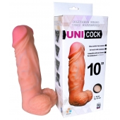 Фаллическая насадка Харнесс UNICOCK 10  - 25 см. - LOVETOY (А-Полимер) - купить с доставкой в Томске