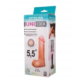 Фаллическая насадка Харнесс UNICOCK 5,5  - 17 см. - LOVETOY (А-Полимер) - купить с доставкой в Томске