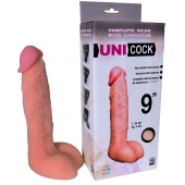 Фаллическая насадка Харнесс UNICOCK 9  - 24 см. - LOVETOY (А-Полимер) - купить с доставкой в Томске