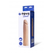 Реалистичная насадка с ярко выраженной головкой - 16,5 см. - A-toys - в Томске купить с доставкой Реалистичная насадка с ярко выраженной головкой - 16,5 см. - A-toys - в Томске купить с доставкой