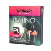 Стимулирующая насадка с шипиками по бокам Platino  Тайфун - Sitabella - купить с доставкой в Томске