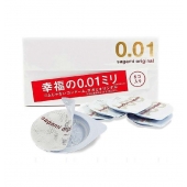 Супер тонкие презервативы Sagami Original 0.01 - 5 шт. - Sagami - купить с доставкой в Томске