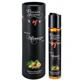 Массажное масло с ароматом экзотических фруктов Huile de Massage Gourmande Fruits Exotiques - 59 мл. - Plaisir Secret - купить с доставкой в Томске