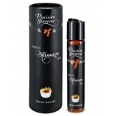 Массажное масло с ароматом крем брюле Huile de Massage Gourmande Creme Brulée - 59 мл. - Plaisir Secret - купить с доставкой в Томске