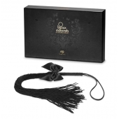 Чёрная плётка Lilly Whip Bijoux - Bijoux Indiscrets - купить с доставкой в Томске