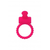 Розовое силиконовое виброкольцо A-toys - A-toys - в Томске купить с доставкой Розовое силиконовое виброкольцо A-toys - A-toys - в Томске купить с доставкой