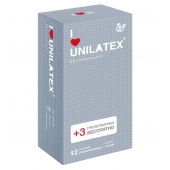 Презервативы с точками Unilatex Dotted - 12 шт. + 3 шт. в подарок - Unilatex - купить с доставкой в Томске