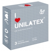 Презервативы с точками Unilatex Dotted - 3 шт. - Unilatex - купить с доставкой в Томске