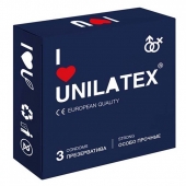 Ультрапрочные презервативы Unilatex Extra Strong - 3 шт. - Unilatex - купить с доставкой в Томске