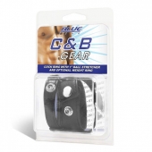 Утяжка для мошонки и пениса Cock Ring With 1  Ball Stretcher And Optional Weight Ring - BlueLine - купить с доставкой в Томске