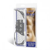 Утяжка на пенис и мошонку Cock Ring With 1.5  Ball Stretcher And Optional Weight Ring - BlueLine - купить с доставкой в Томске