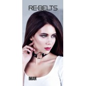 Чёрный чокер-кляп Iman Black - Rebelts - купить с доставкой в Томске