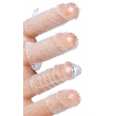 Набор из 4 насадок на член Pleasured Penis Enhancement Sleeve 4 Pack - XR Brands - в Томске купить с доставкой