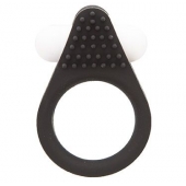 Чёрное эрекционное кольцо LIT-UP SILICONE STIMU RING 1 BLACK - Dream Toys - в Томске купить с доставкой