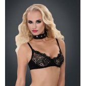 Полиуретановый ошейник с пуклями и D-кольцами Collar with Studs - Blush Novelties - купить с доставкой в Томске