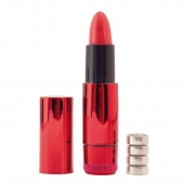 Красный вибратор в виде помады - 9 см. - ToyFa купить в Томске с доставкой в Orgasmix.ru Красный вибратор в виде помады - 9 см. - ToyFa