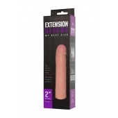 Насадка-удлинитель Extension sleeve телесного цвета - 18,5 см. - Sitabella - в Томске купить с доставкой