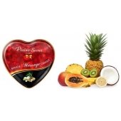 Массажная свеча с ароматом экзотических фруктов Bougie Massage Candle - 35 мл. - Plaisir Secret - купить с доставкой в Томске