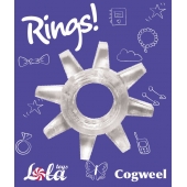 Прозрачное эрекционное кольцо Rings Cogweel - Lola Games - в Томске купить с доставкой