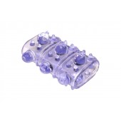 Фиолетовая насадка на пенис Rings Armour - Lola Games - в Томске купить с доставкой