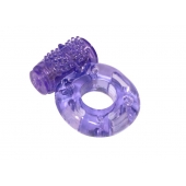 Фиолетовое эрекционное кольцо с вибрацией Rings Axle-pin - Lola Games - в Томске купить с доставкой