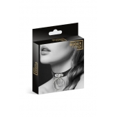 Черный чокер с двумя кольцами - Bijoux Pour Toi - купить с доставкой в Томске