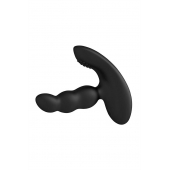 Черный силиконовый стимулятор простаты Levett Nitoc с пультом ДУ - Levett - в Томске купить с доставкой