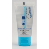 Интимная смазка на водной основе Glide - 30 мл. - HOT - купить с доставкой в Томске