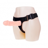 Телесный фаллоимитатор на трусиках Jessica Strap-On - 15,5 см. - Baile - купить с доставкой в Томске