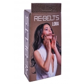 Кляп-трензель Lora с металлическими кольцами - Rebelts - купить с доставкой в Томске