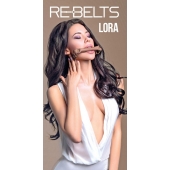 Кляп-трензель Lora с металлическими кольцами - Rebelts - купить с доставкой в Томске
