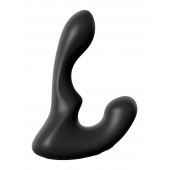 Черный анальный вибростимулятор P-Spot Milker - 14 см. - Pipedream - в Томске купить с доставкой