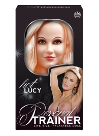 Надувная кукла с вибрацией и 2 любовными отверстиями Hot Lucy Lifesize Love Doll - NMC - в Томске купить с доставкой