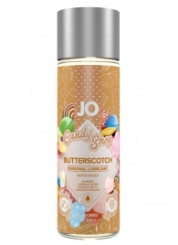 Смазка на водной основе Candy Shop Butterscotch с ароматом ирисок - 60 мл. - System JO - купить с доставкой в Томске