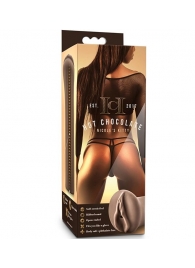 Коричневый мастубратор-вагина Nicole s Kitty - Blush Novelties - в Томске купить с доставкой