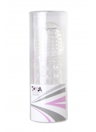 Прозрачная закрытая гелевая насадка - 13,5 см. - Toyfa Basic - в Томске купить с доставкой Прозрачная закрытая гелевая насадка - 13,5 см. - Toyfa Basic - в Томске купить с доставкой