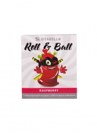 Стимулирующий презерватив-насадка Roll   Ball Raspberry - Sitabella - купить с доставкой в Томске