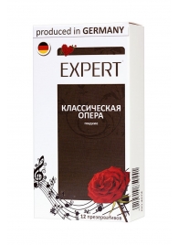 Гладкие презервативы Expert  Классическая опера  - 12 шт. - Expert - купить с доставкой в Томске