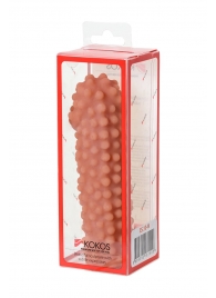 Телесная насадка на фаллос с бугорками KOKOS Extreme Sleeve 10 - 15,8 см. - KOKOS - в Томске купить с доставкой