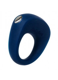 Синее эрекционное кольцо на пенис Satisfyer Ring 2 - Satisfyer - в Томске купить с доставкой