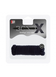 Чёрная веревка для связывания BONDX LOVE ROPE - 5 м. - Dream Toys - купить с доставкой в Томске